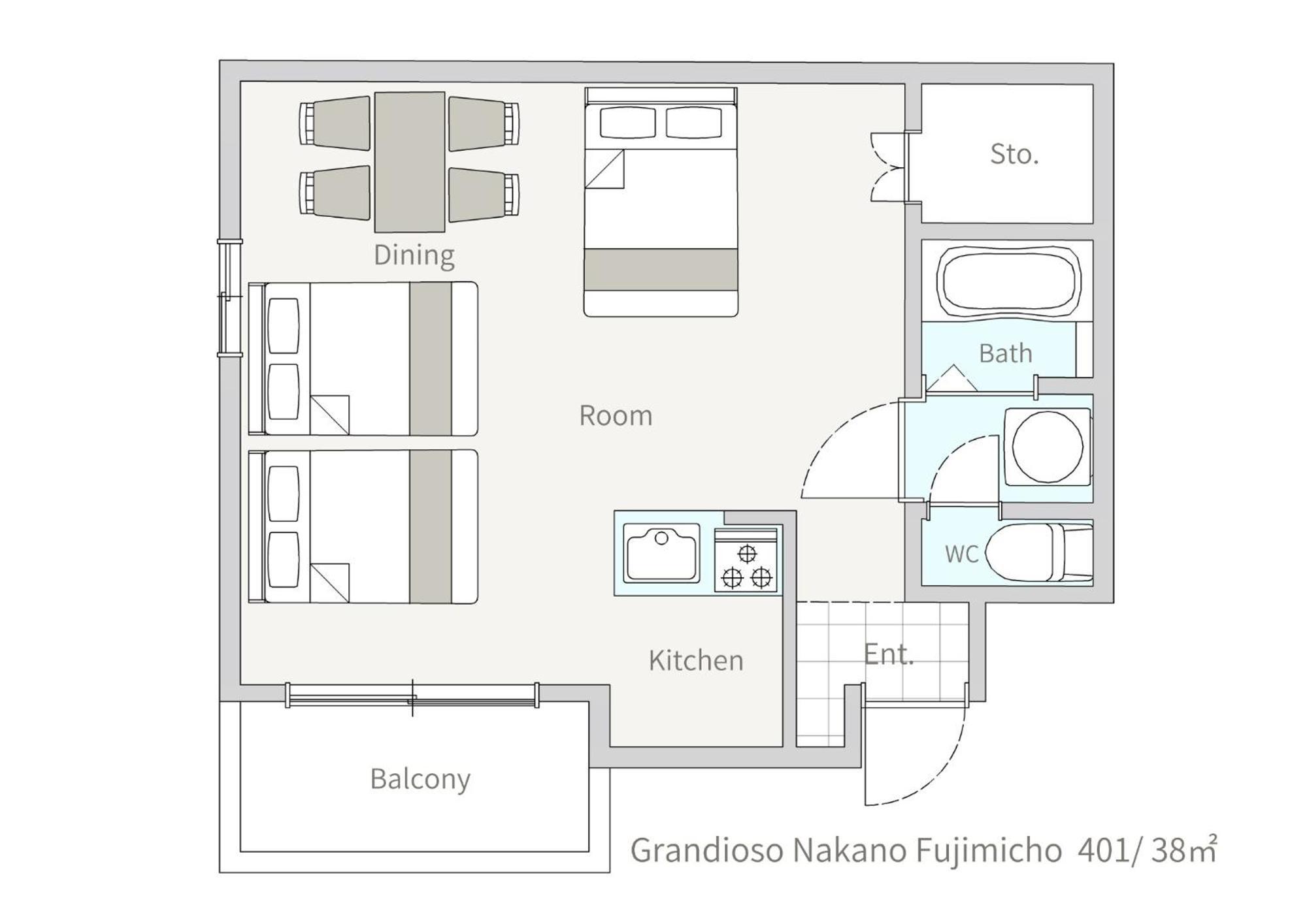 Green House Nakano Fujimicho - Vacation Stay 65992V Tokyo prefektur Exteriör bild